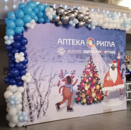 Новогодняя фотозона в Москве на корпоративное или личное мероприятие