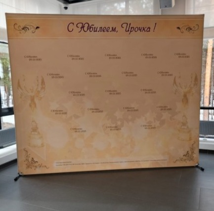 Фотозона на юбилей в Москве